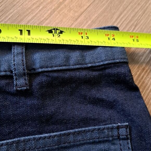 Kate Spade Colorblock Two Tone Wide Leg Flare Jeans Size 28 Blue NWOT - Picture 13 of 17